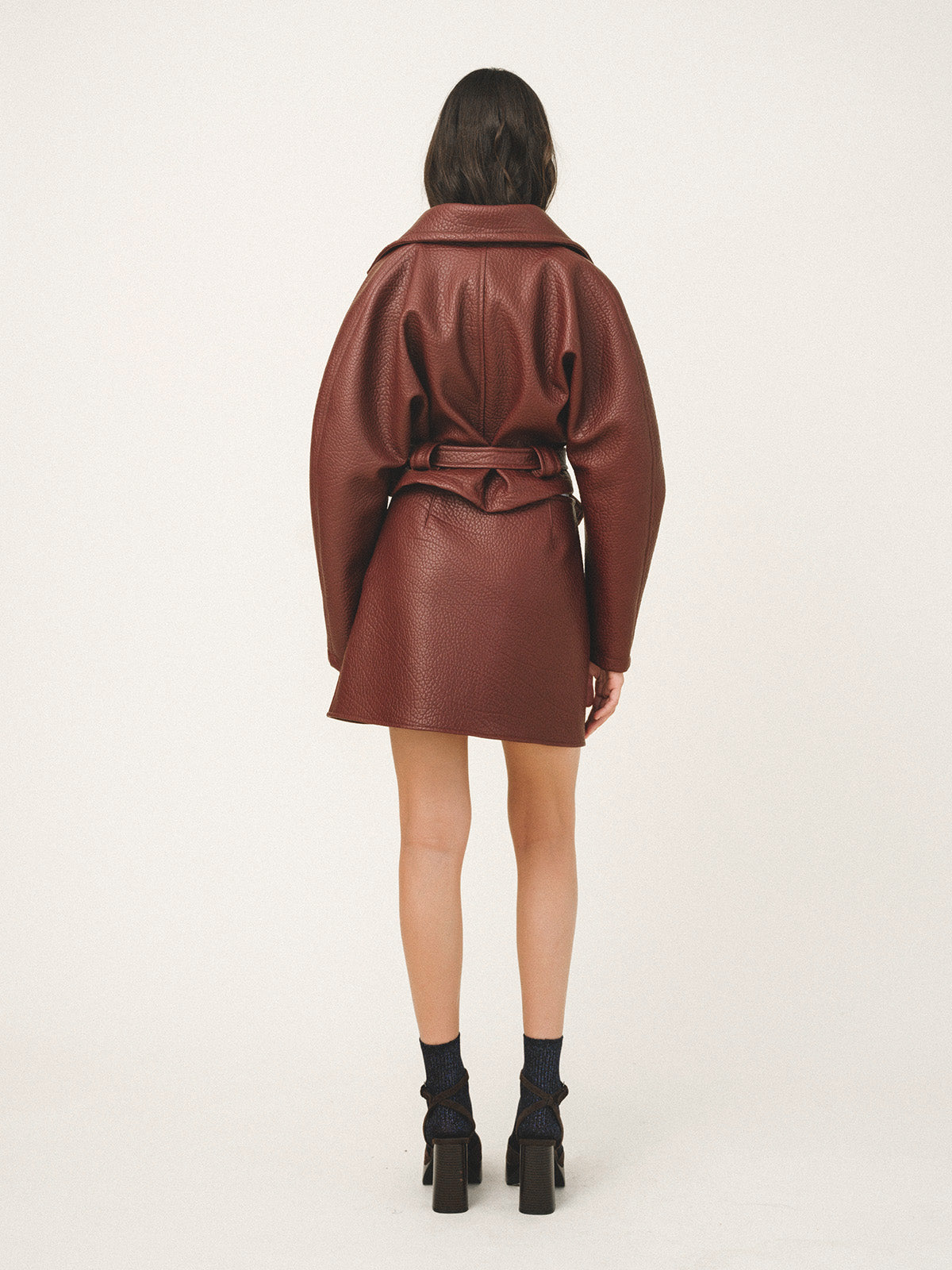 JOVANA Leather Crop Jacket