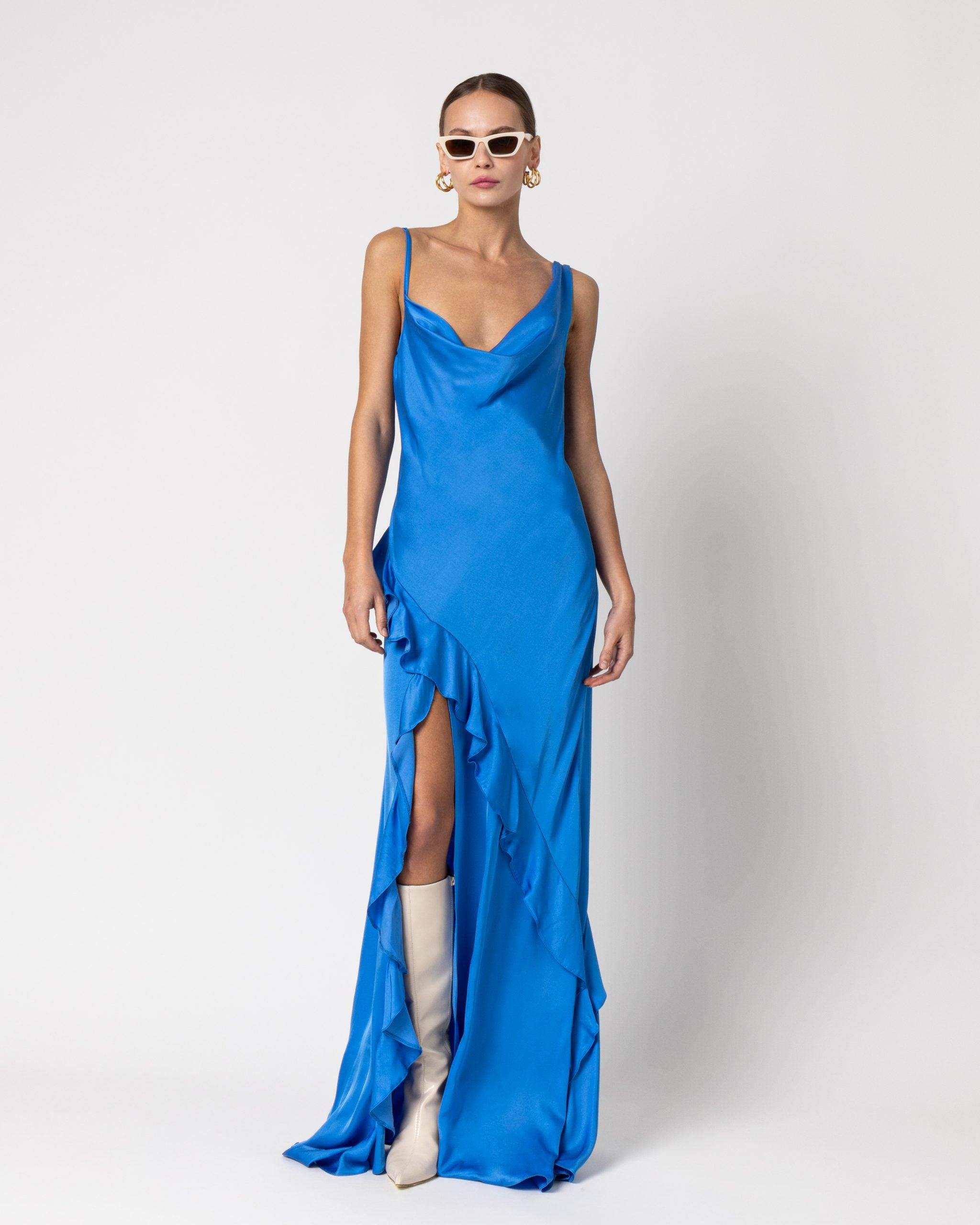 Adaline Satin Dress