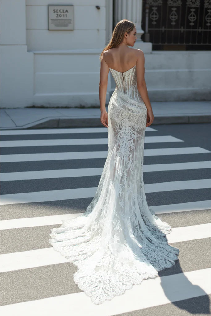 Donatella Floral Lace Dress & Skirt Set