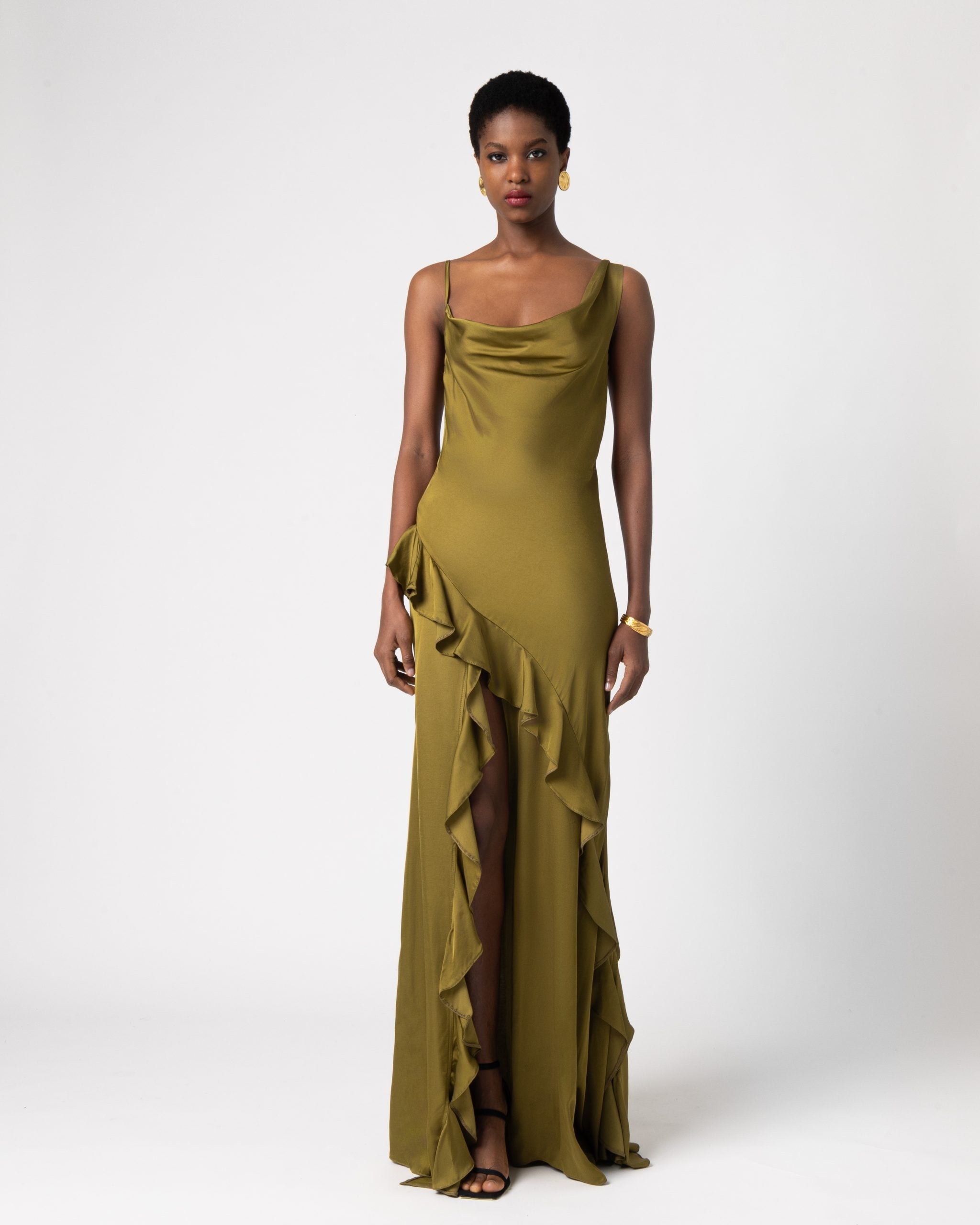 Adaline Satin Dress