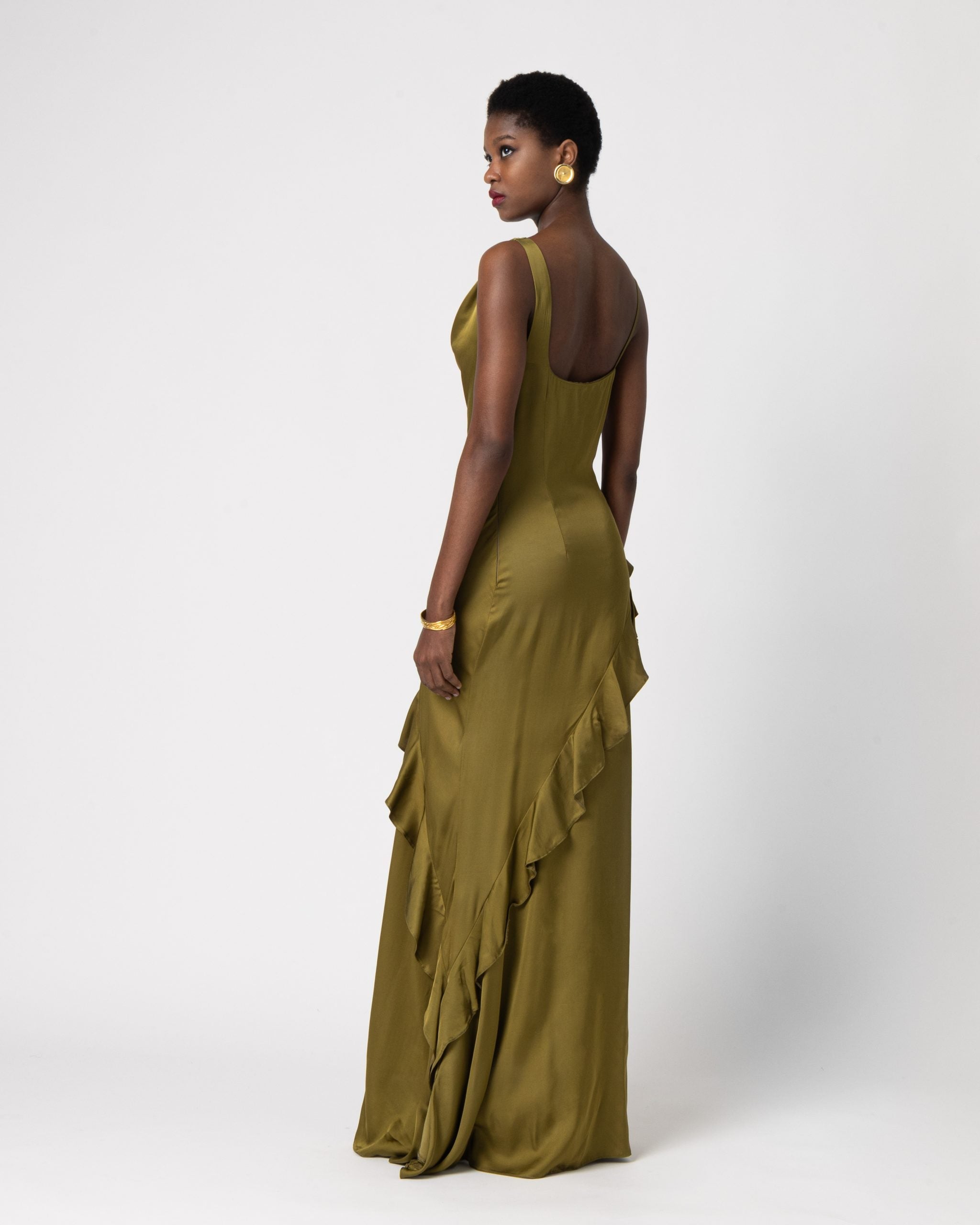Adaline Satin Dress