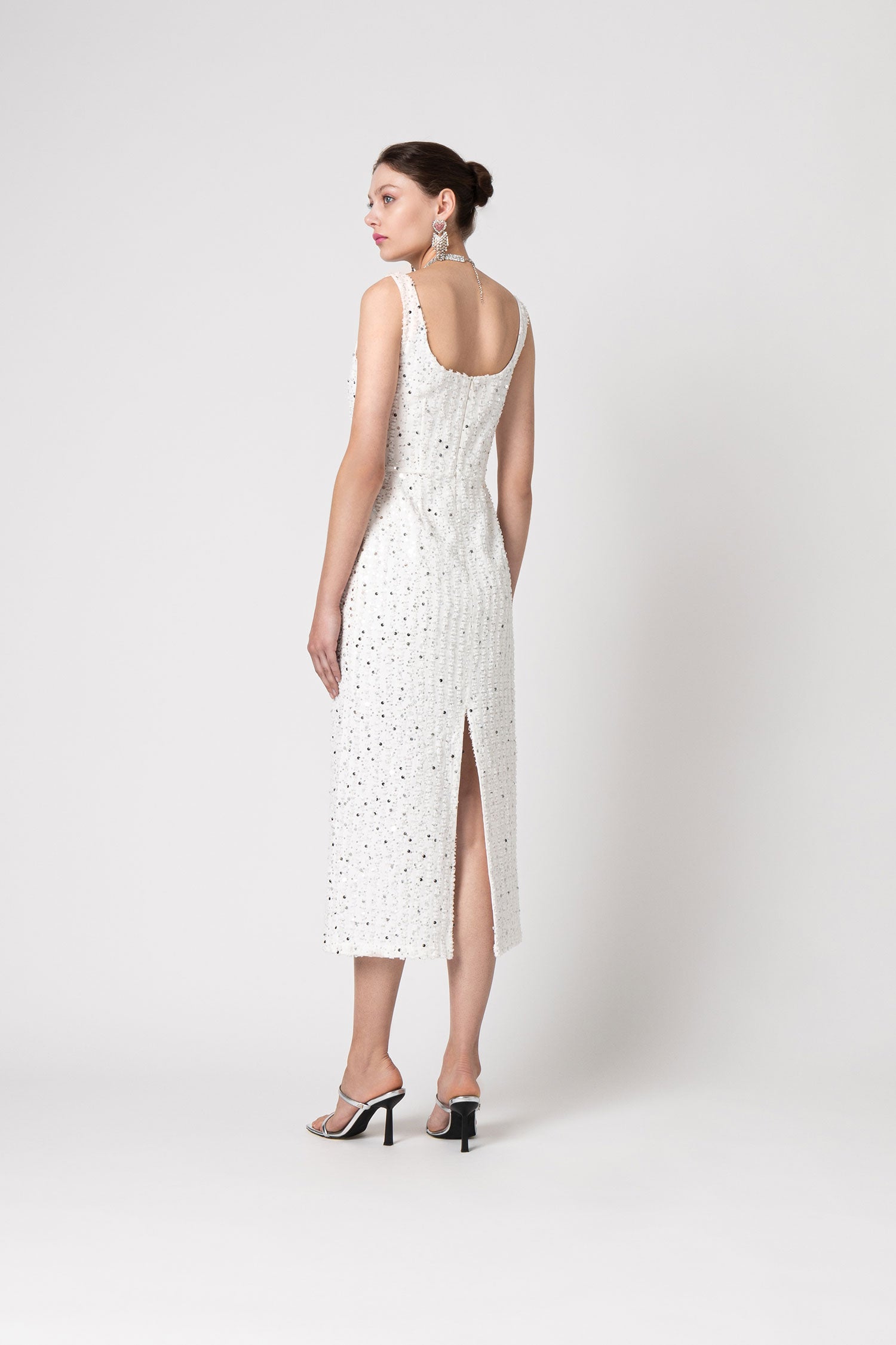 Blair Midi Dress White