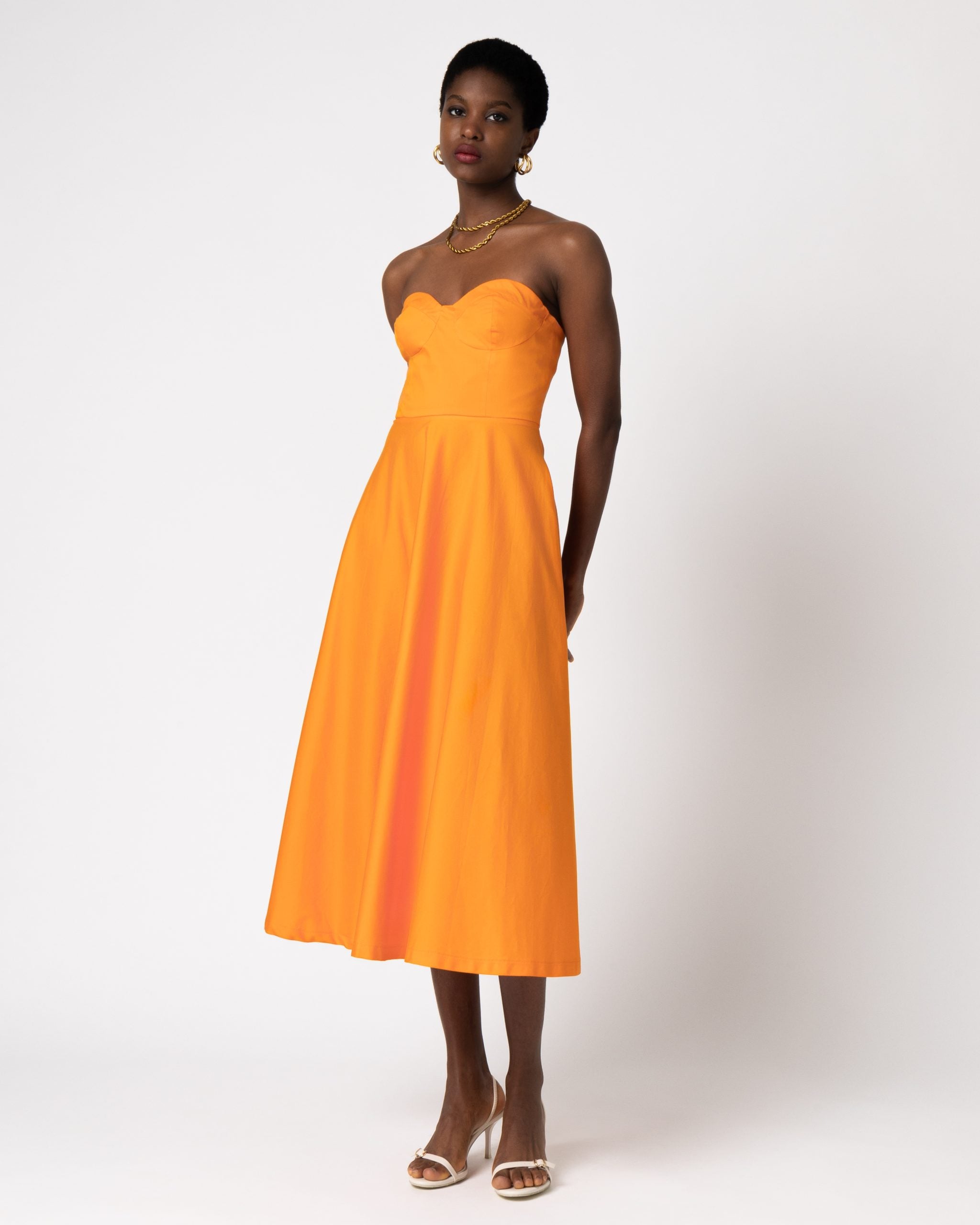 Elora Dress Orange