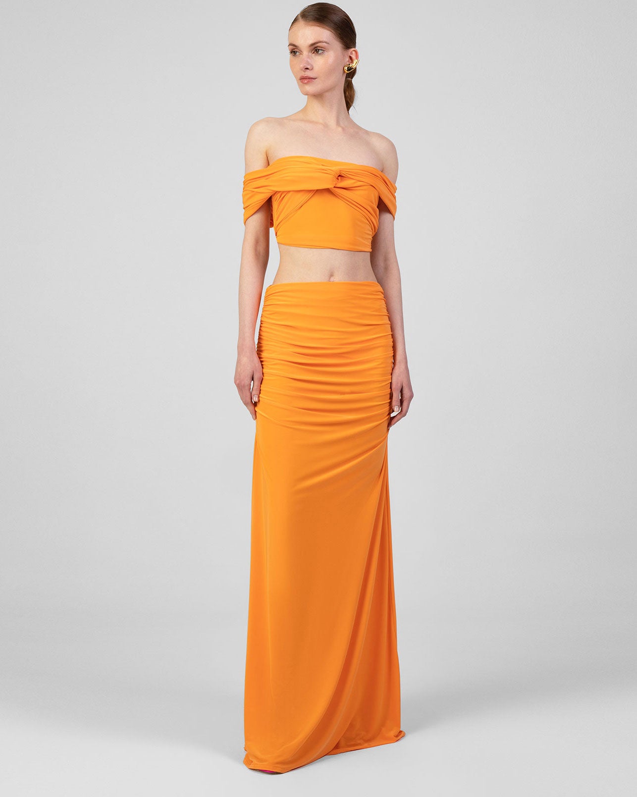 Danae Top & Skirt Orange