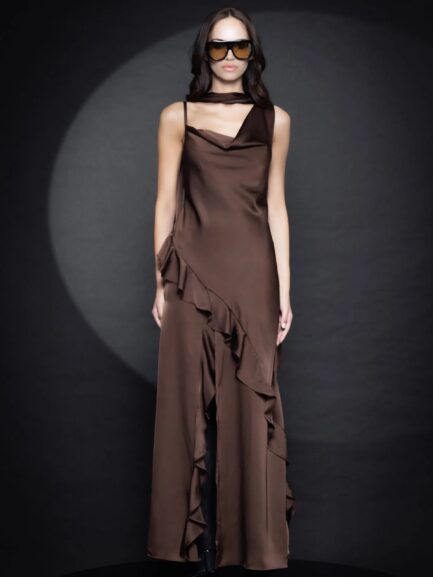 Adaline Satin Dress